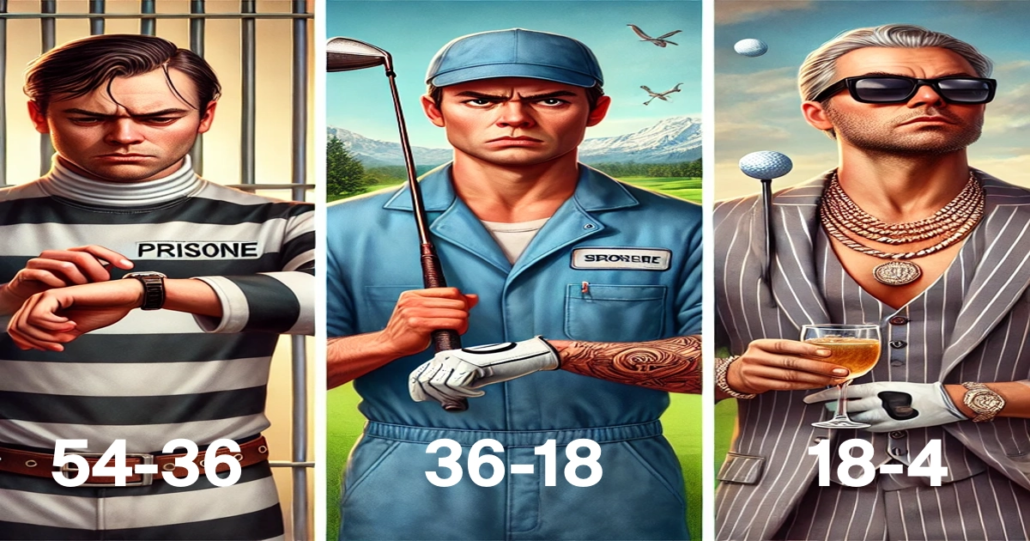 Golf Handicap entspricht Arbeitsstunden