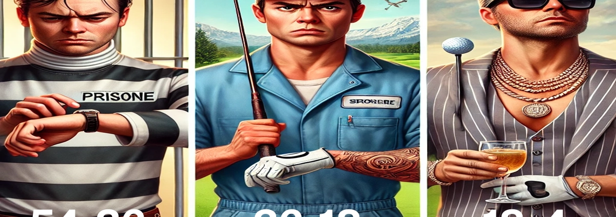 Golf Handicap entspricht Arbeitsstunden